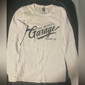 Ribbed long sleeve top